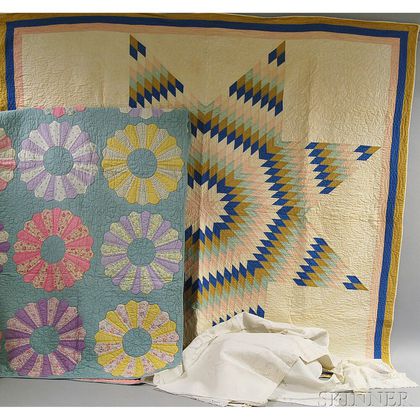 Group of Quilts and Linens