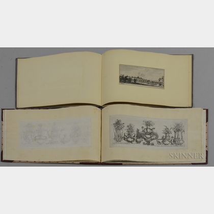 Two Scrapbooks with Prints by or After Stefano della Bella (Italian, 1610-1664) Book One: Stefano della Bella, A Set of Six Fanciful De