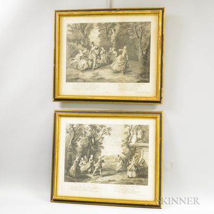 Two Framed Martin Gottfried Crophius Engravings