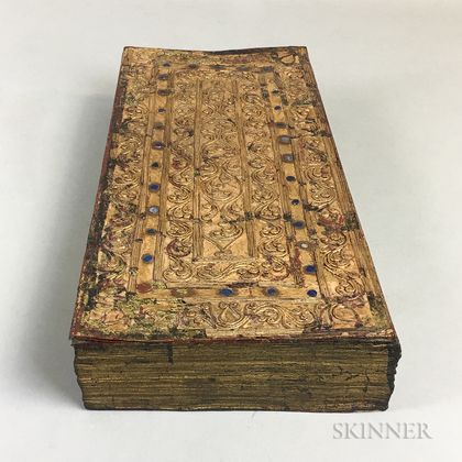 Paint and Gilt Decorated Sutra