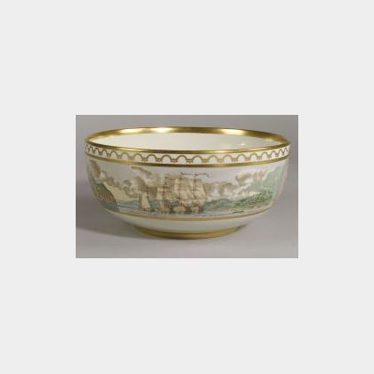Royal Copenhagen Porcelain Commemorative Bicentennial Punch Bowl