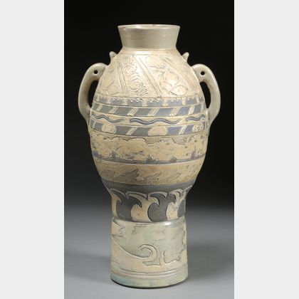 Delft Earthenware Vase