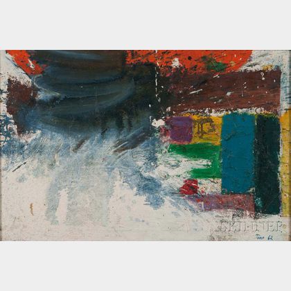Taro Yamamoto (Japanese/American, 1919-1994) Abstract Painting