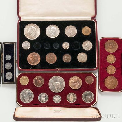 Four British Royal Mint Coin Sets
