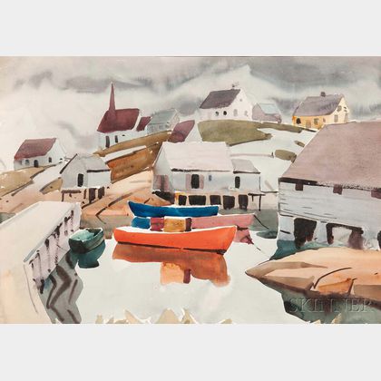 James Edward Fitzgerald (American, 1899-1971) Peggy's Cove, Nova Scotia