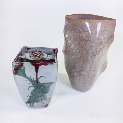 Akihiko Watanabe Studio Pottery Vase
