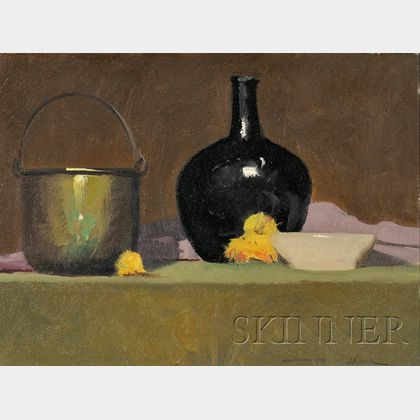 Robert Douglas Hunter (American, b. 1928) Still Life with Vase.