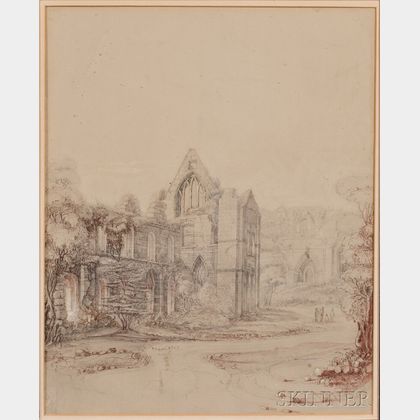 British School, 19th Century Dryburgh Abbey
