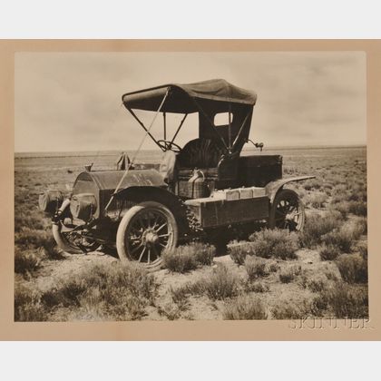 Early Automobiles, Trans-continental Crossing: Seven Photographs and One Flip-book, c. 1910.