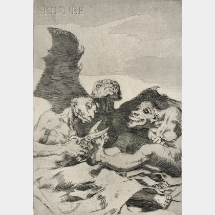 Francisco José de Goya y Lucientes (Spanish, 1746-1828) Se Repulen (They Spruce Themselves Up)