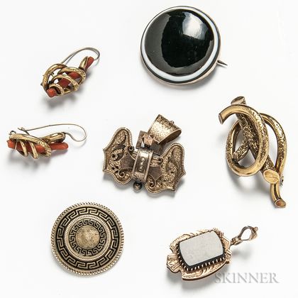Group of Victorian Jewelry