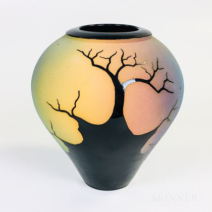 Contemporary Southwest-style Studio Pottery Vase