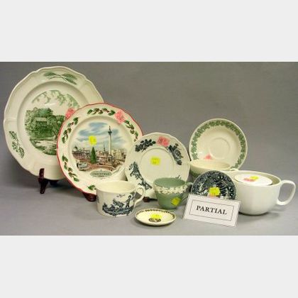 Approximately Fifty-two Pieces of Assorted Wedgwood Decorated Ceramic Tableware. 
