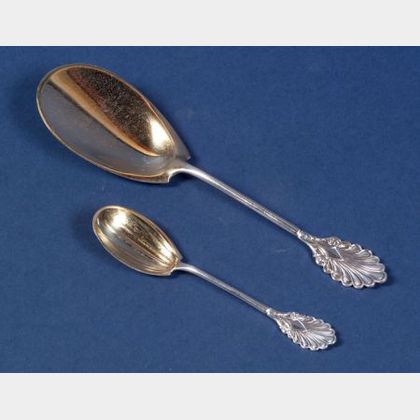 Two Gorham Sterling "Grecian" Pattern Spoons