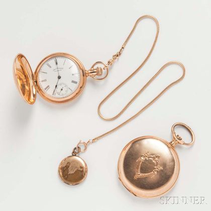 Two Gold-filled Pocket Watches