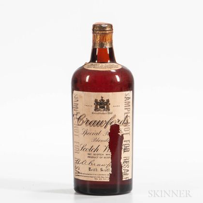Crawfords Scotch, 1 4/5 quart bottle 