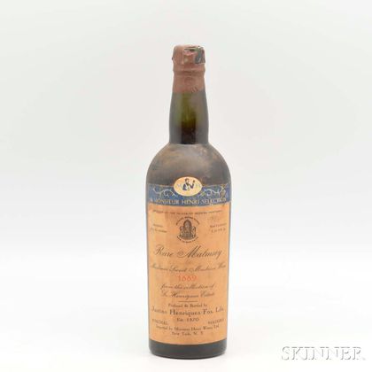 Henriques Rare Malmsey 1889, 1 bottle 