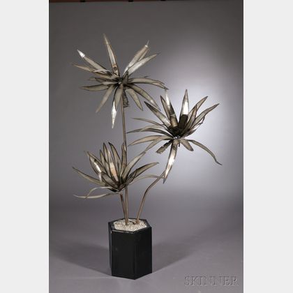 Potted Plant Sculpture Attributed to Curtis Jere