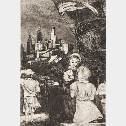 Minna Wright Citron (American, 1896-1991) Eight Prints 1934-1945 / A Portfolio of Eight Prints