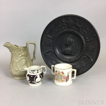 Four English Commemorative Ceramic Items