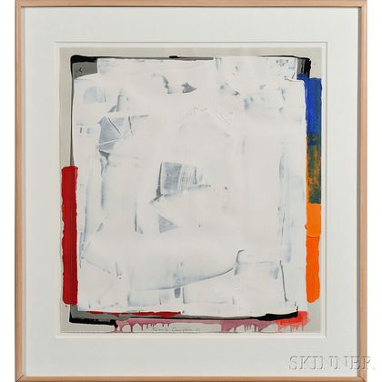 Frank Campion (American, b. 1949) Painting White 1981