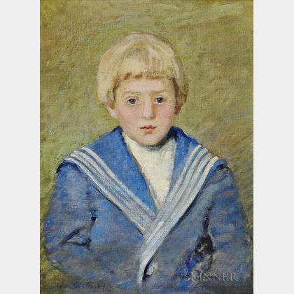Ivan Gregorewitch Olinsky (Russian/American, 1878-1962) Boy in Sailor Suit