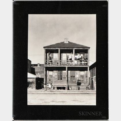 Walker Evans (American, 1903-1975) House in the Negro Quarter, New Orleans, Louisiana
