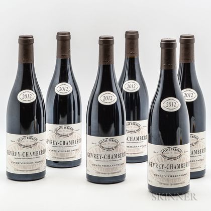 Frederic Esmonin Gevrey Chambertin Vieilles Vignes 2012, 6 bottles 