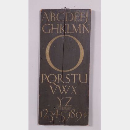 Alphabet Painted Wooden Panel