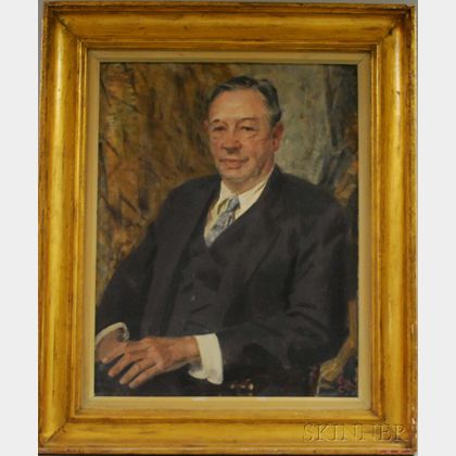 Sold at auction Two Works: Gardner Cox (American, 1906-1988),Portrait ...