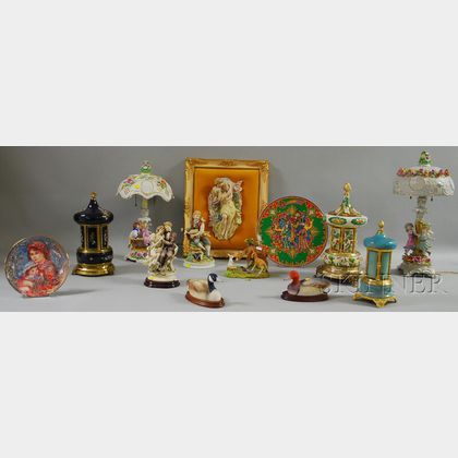 Thirteen Assorted Decorative and Collectible Ceramic Articles