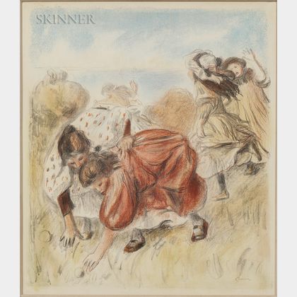 Pierre-Auguste Renoir (French, 1841-1919) Enfants jouant à la balle