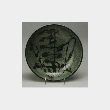 Wedgwood &#34;Elwyn James&#34; Decorated Stoneware Bowl