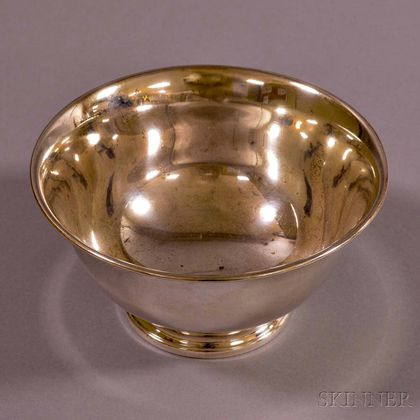 Silver-plated Paul Revere Reproduction Bowl