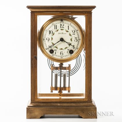 Seth Thomas Crystal Regulator Shelf Clock