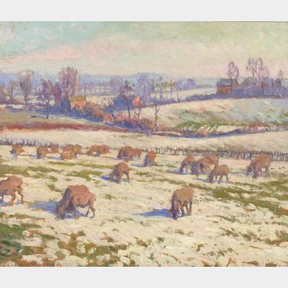 William Samuel Horton (American, 1865-1936) The Pasture