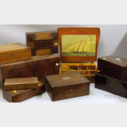 Nine Wooden Boxes