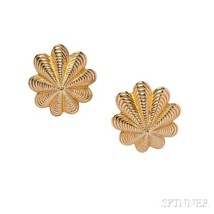 18kt Gold Earrings, Schlumberger for Tiffany & Co.