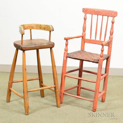Two Country High Chairs