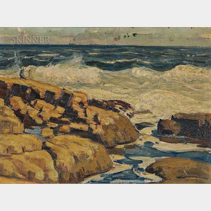 Attributed to Aldro Thompson Hibbard (American, 1886-1972) Rockport, Massachusetts , A Double-sided Painting
