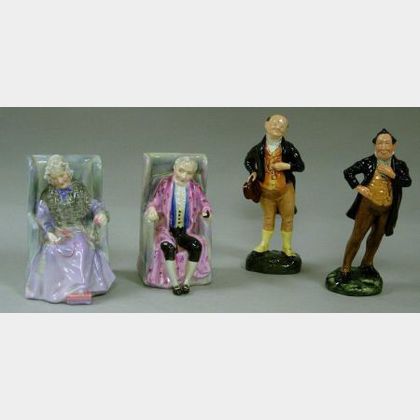 Four Royal Doulton Porcelain Figures