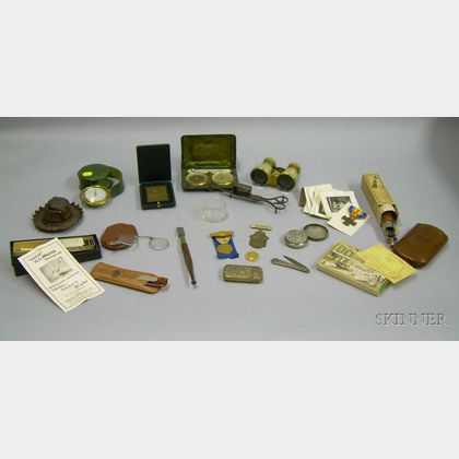 Group of Miscellaneous Collectible, Desk, and Other Items