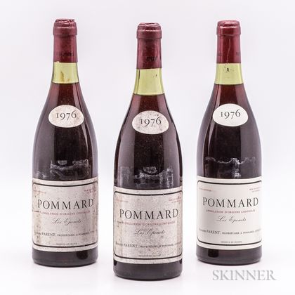 Parent Pommard Les Epenots 1976, 3 bottles 