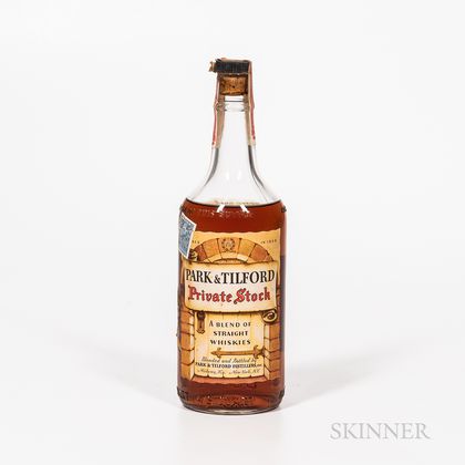 Park & Tilford Private Stock 4 Years Old, 1 4/5 quart bottle Spirits cannot be shipped. Please see http://bit.ly/sk-spirits for more...