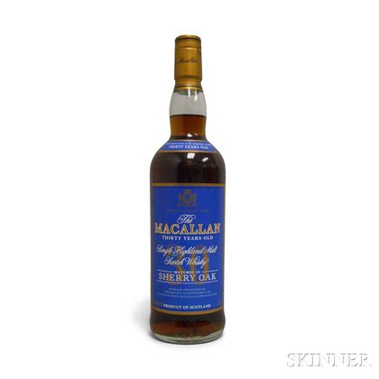 Macallan 30 Years Old, 1 750ml bottle 