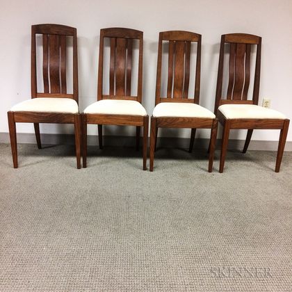 Four Joseph Van Benten Furnituremakers "Pasadena II" Side Chairs