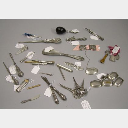 Group of Miscellaneous Small Sterling Silver Articles