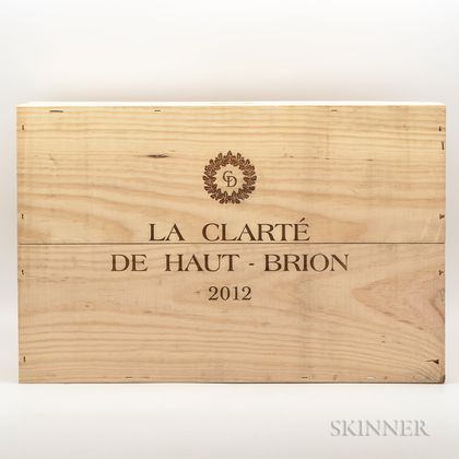 La Clarte de Haut Brion 2012, 6 bottles (owc) 