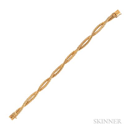 14kt Gold Braid Bracelet, Tiffany & Co.