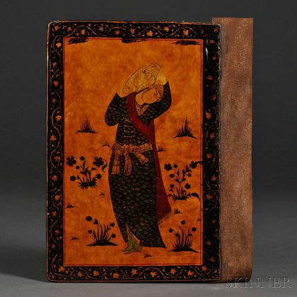 Persian Lacquered Book Covers.